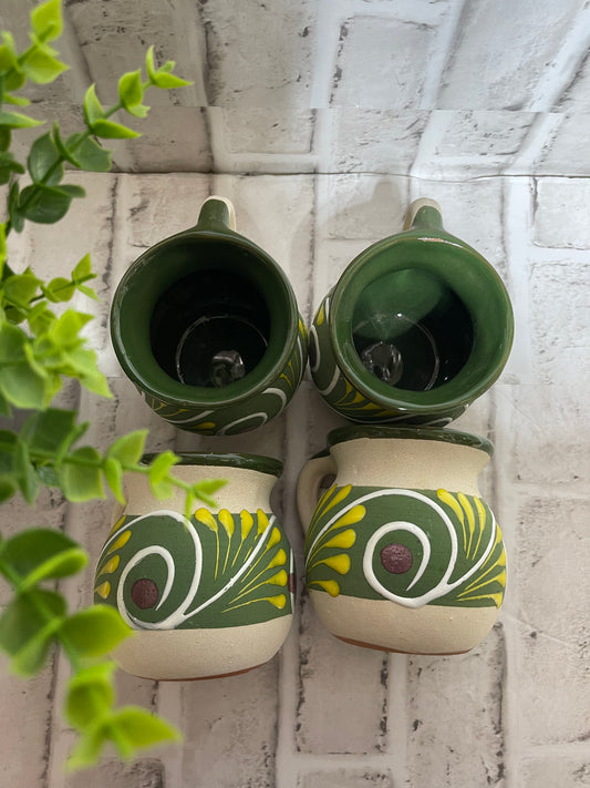 Mexican Ceramic mugs 6pc set assorted colors/jarrito surtido – Jumpinghigh
