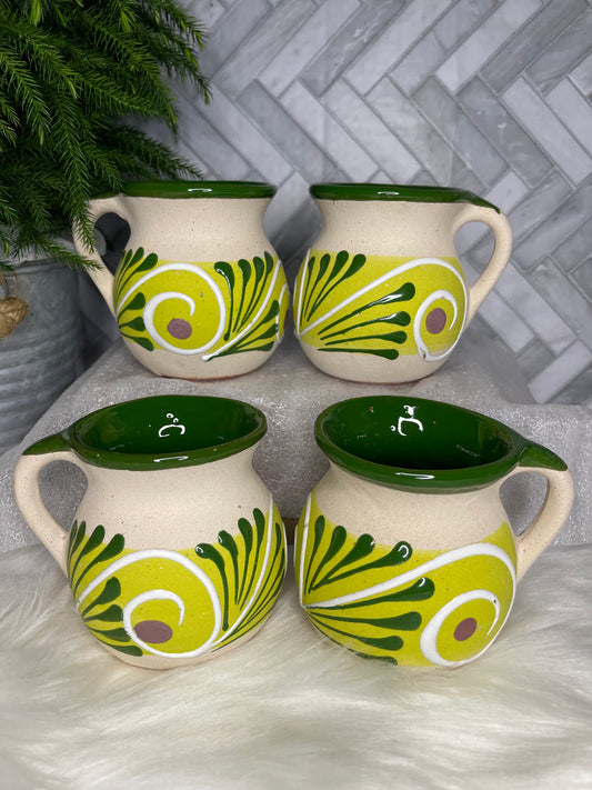 Mexican Ceramic mugs 6pc set assorted colors/jarrito surtido – Jumpinghigh