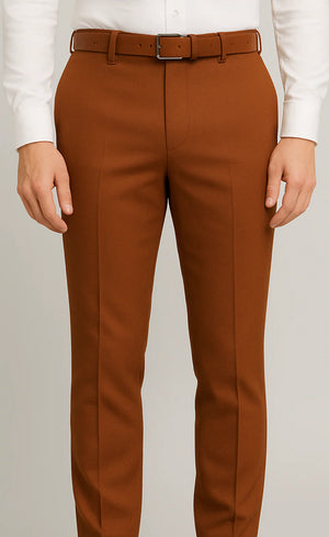 Rust Men's Pants – Terry Rayon - VARDO 