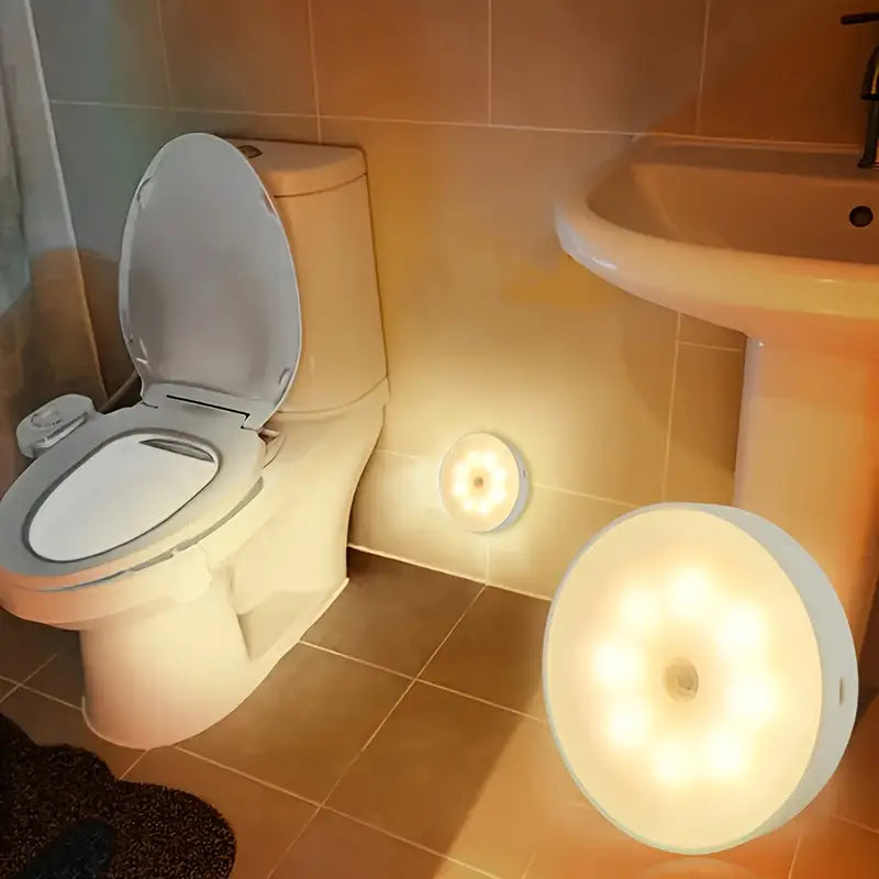 3pcs 1pc motion sensor wall light rechargeable led night light smart automatic switching lamp for bedroom   room hallway room decoration Product details 1