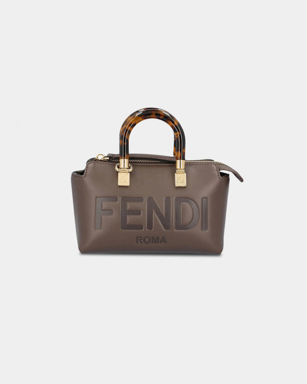 FENDI 8BS067 By The Way Mini Hand bag Shoulder bag Cross body Gray