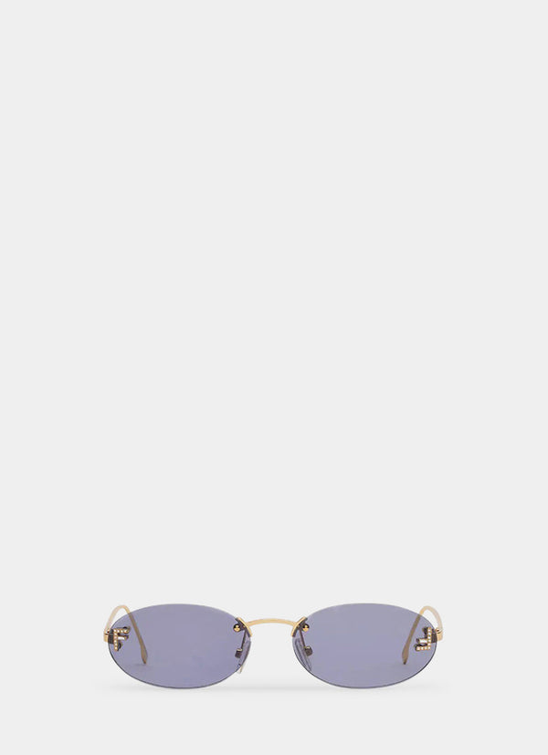 Fendi Outlet: sunglasses for woman - Gold  Fendi sunglasses FE40072U  online at