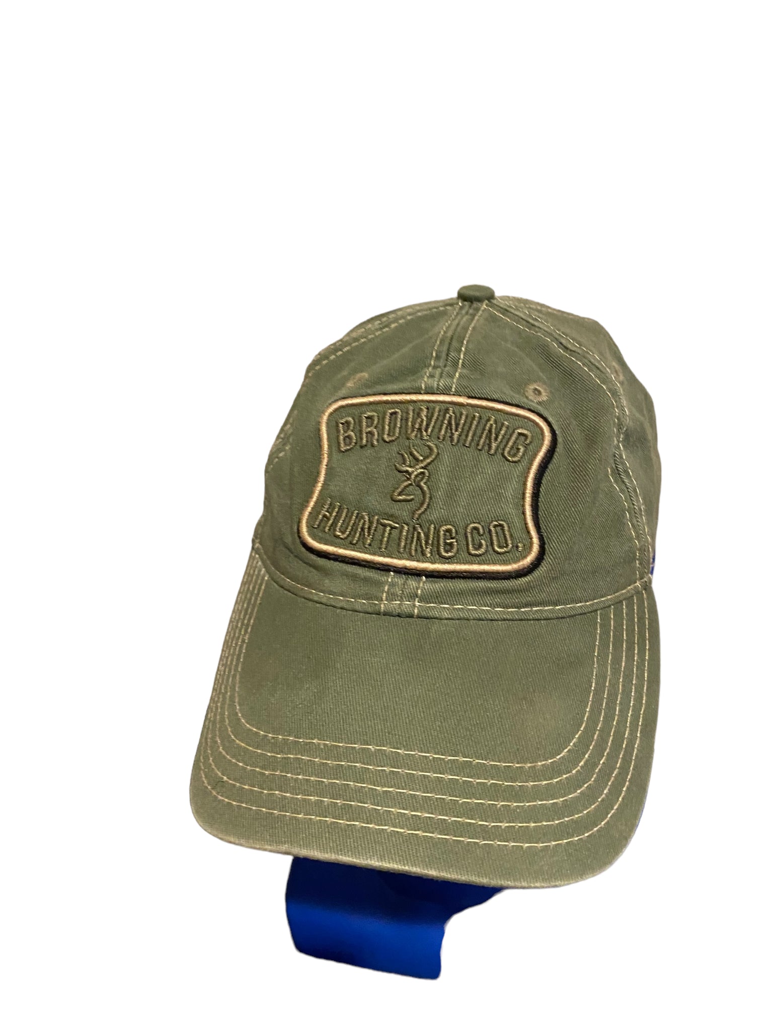 browning hunting co. patch adjustable strap dad hat miltary green