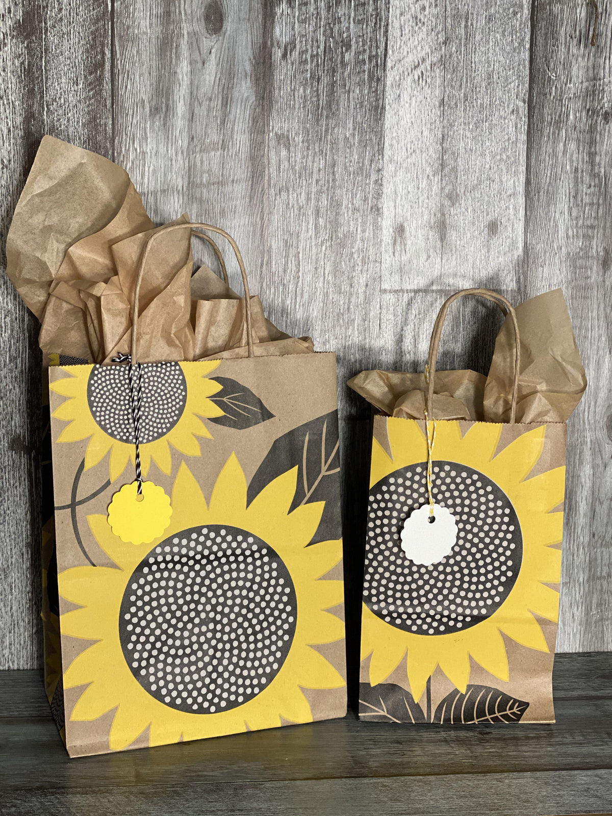 Unique Bargains Paper Gift Bag Pack Lemon Storage Bag for Party Favor Yellow 4.8x3x9.1 inch