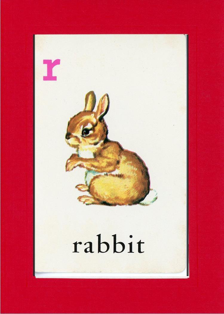 R Is For Rabbit Plymouth Cards