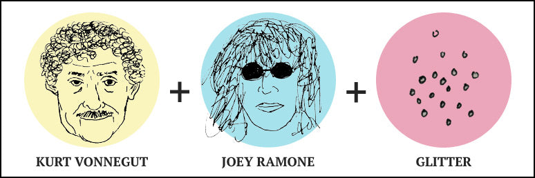 Daniel Johnston by Ricardo Cavolo + Scott McClanahan = Kurt Vonnegut + Joey Ramone + Glitter