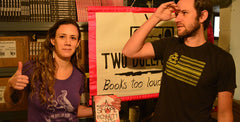 Eliza Wood-Obenauf and Eric Obenauf of Two Dollar Radio in 614 Magazine