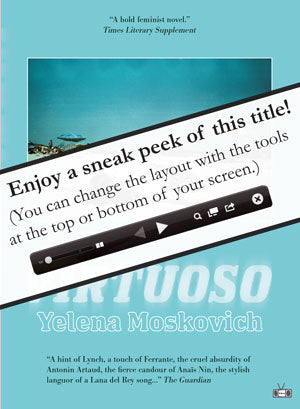 Virtuoso by Yelena Moskovich sneak peek book cover