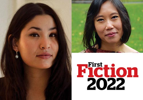 Poets & Writers First Fiction: Paige Clark, whose debut story collection, She Is Haunted, was published in May by Two Dollar Radio, introduced by YZ Chin, author of two books, most recently Edge Case, published by Ecco in 2021. (Credit: Clark: Marcelle B. Radbeer; Chin: Drew Stevens)