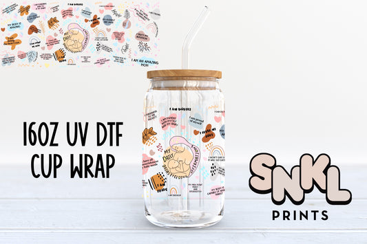 PRE ORDER - Crafty Girl - 16 oz UV DTF Cup Wrap