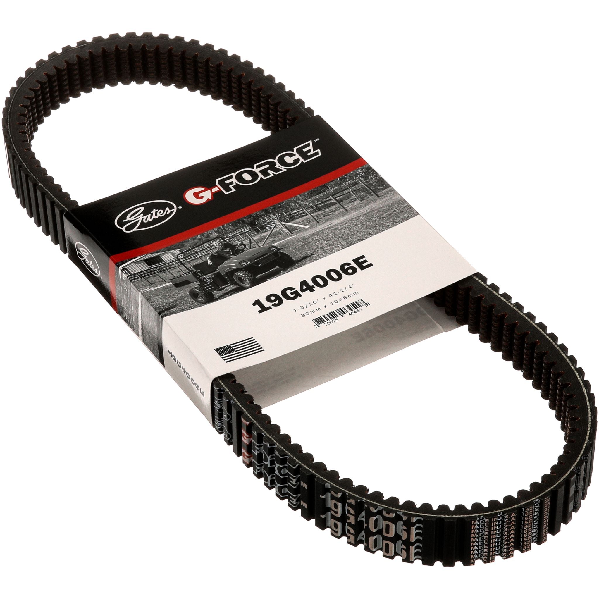 G-Force Continuously Variable Transmission (CVT) Belt