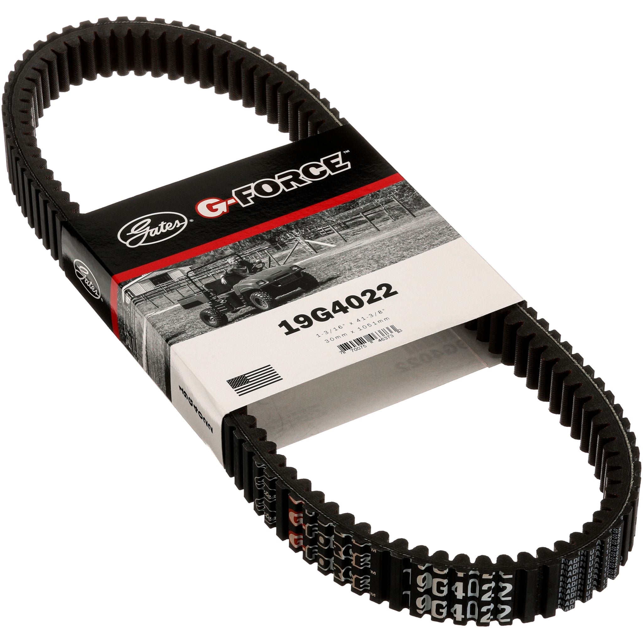 G-Force Continuously Variable Transmission (CVT) Belt