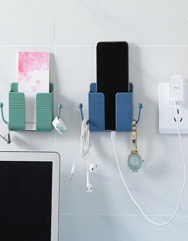 Versatile Wall-Mounted Storage: Organize Phones, Remotes, and More Zydropshipping