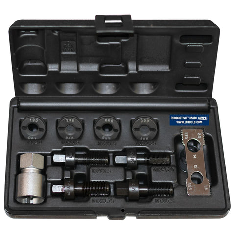 10-Piece Wheel Hub Master Rethread Kit for Damaged External Stud / Internal Bolts LT992