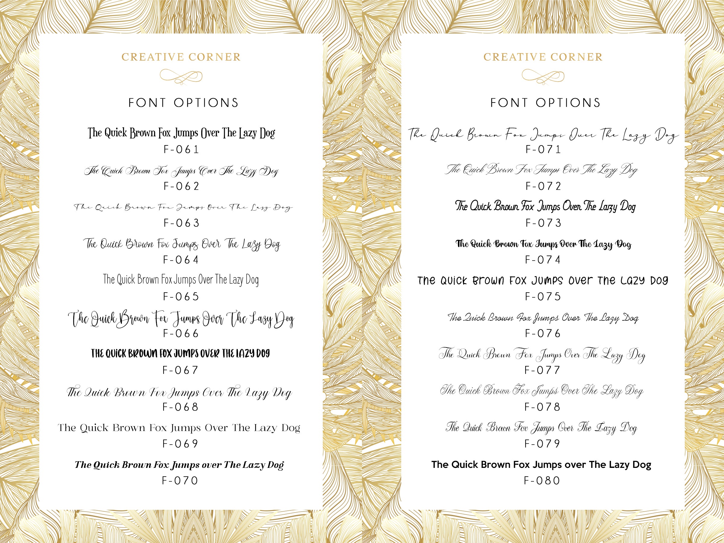 Font Options Page 4