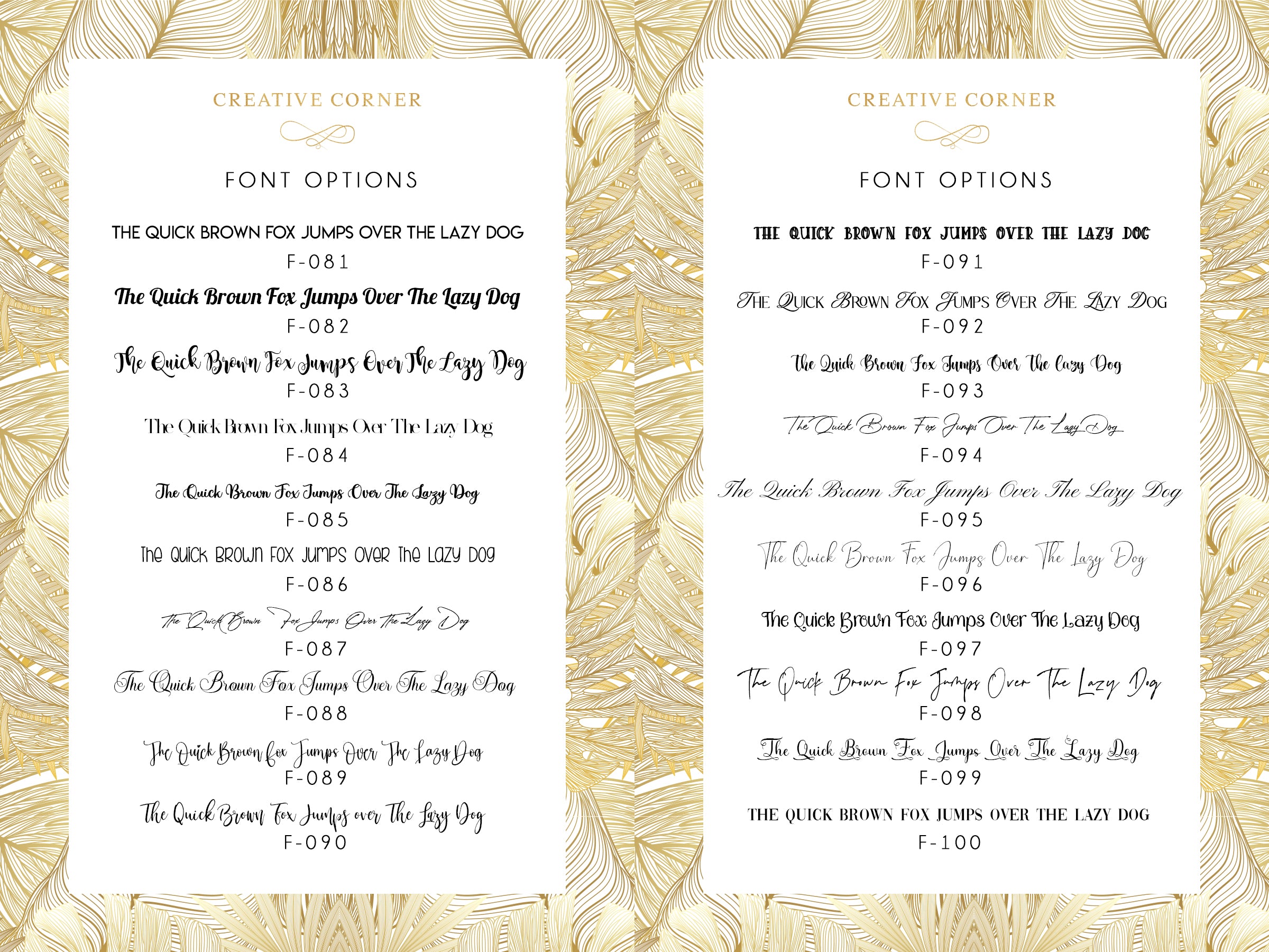 Font Options Page 5