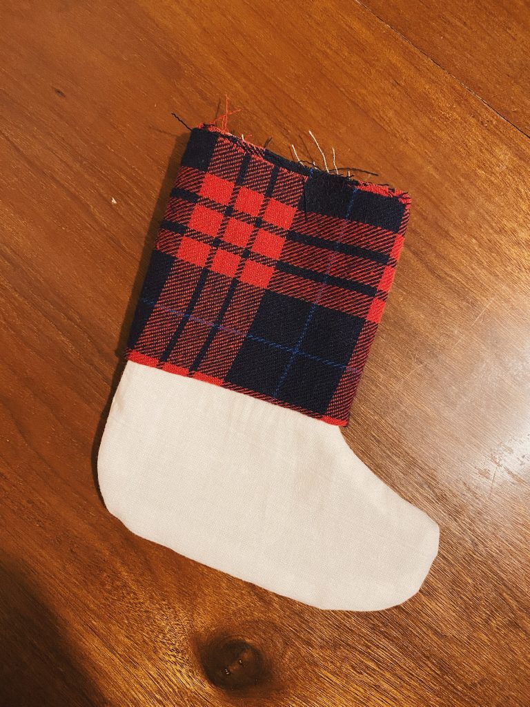 diy christmas crafting stocking sock 