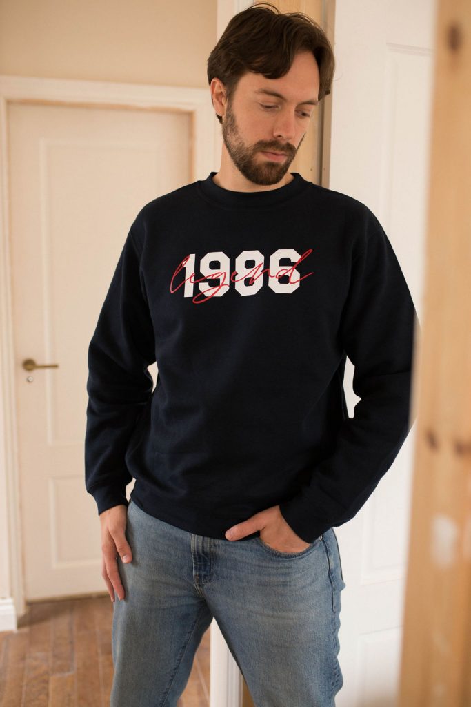 personalised legend year sweatshirt from Rock On Ruby