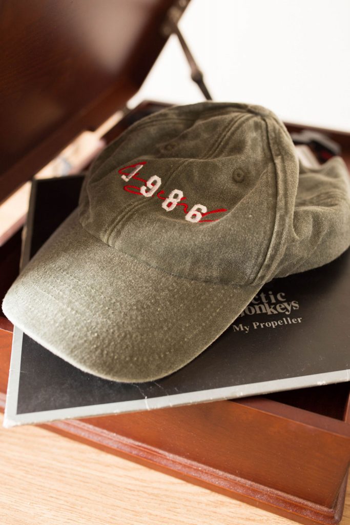 personalised embroidered hat from Rock On Ruby