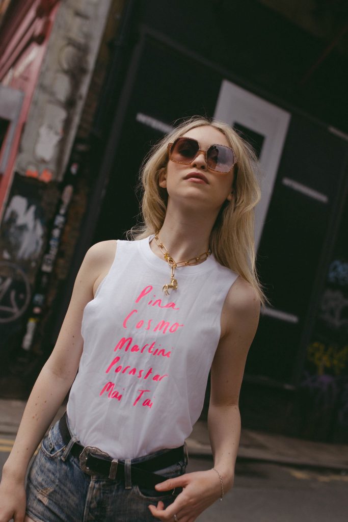 funny rock on ruby cocktails slogan vest