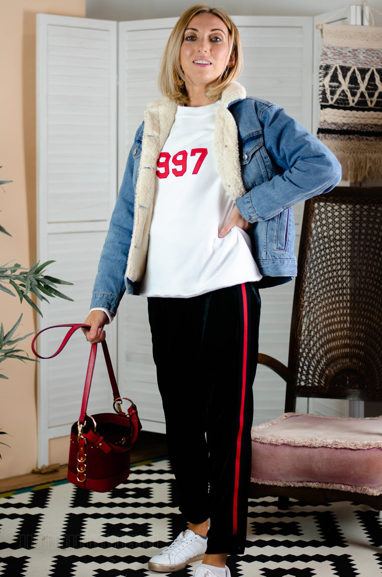 How to wear Personalised Year sweatshirt 30 ways - Style Challenge from Rock On Ruby