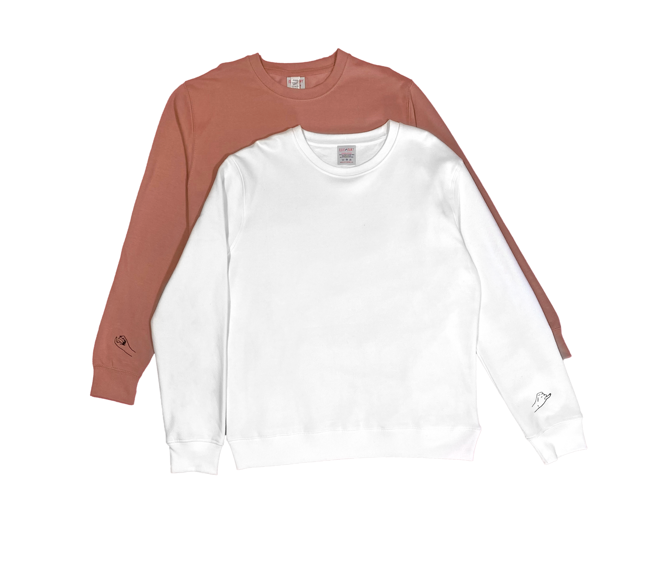 pinky promise sweatshirt set