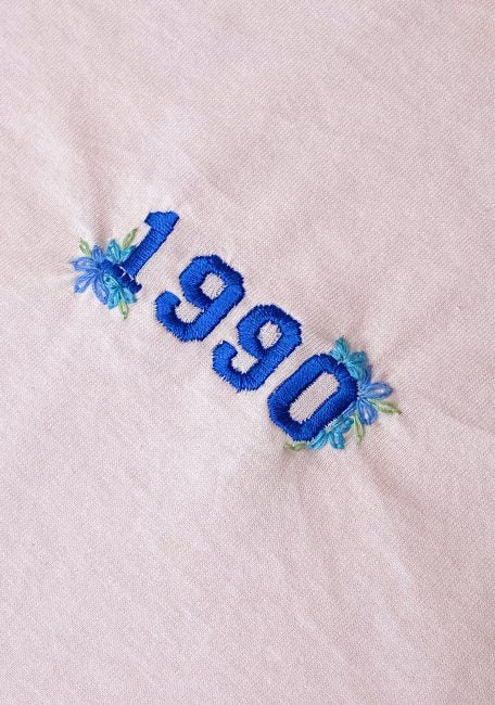 1990 year t shirt embroidery from rock on ruby