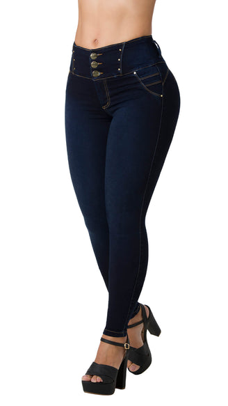 Jeans Dama Pantalones Mujer Rich Colombiano Levanta Pompa