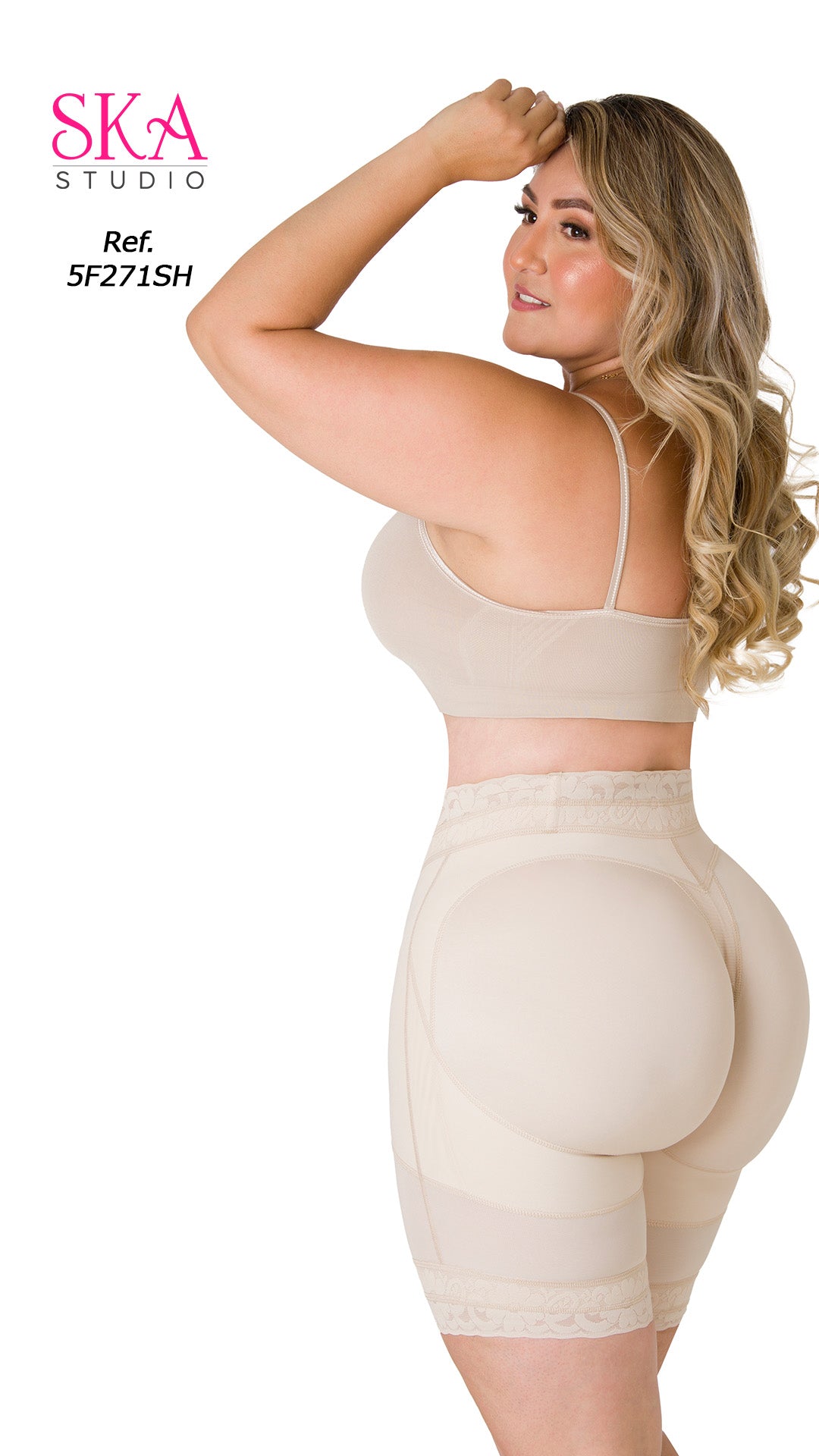 BODY SHAPER MID SLEEVE with BRA. Faja con Mangas y Brasier – Fajas