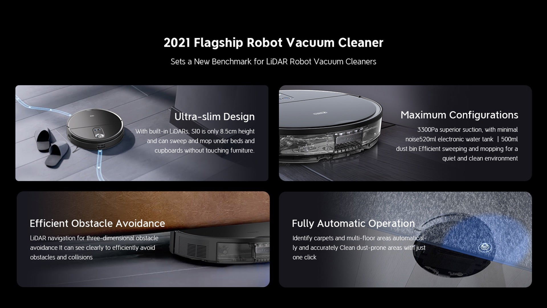 Robot Vacuum Cleaner S10 – Botslab