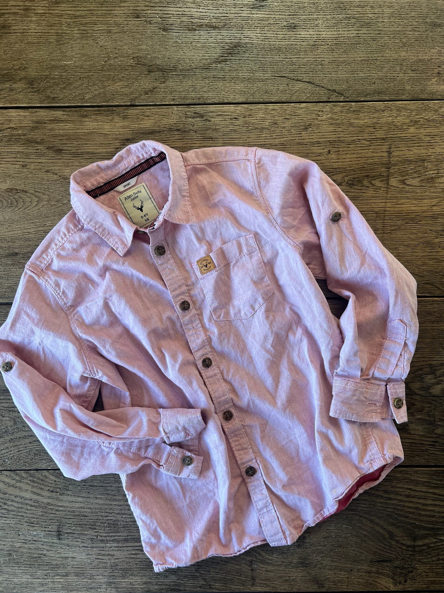Allen Solly Pink Buttom Down
