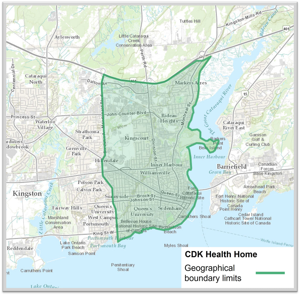 CDK Health Home boundary map