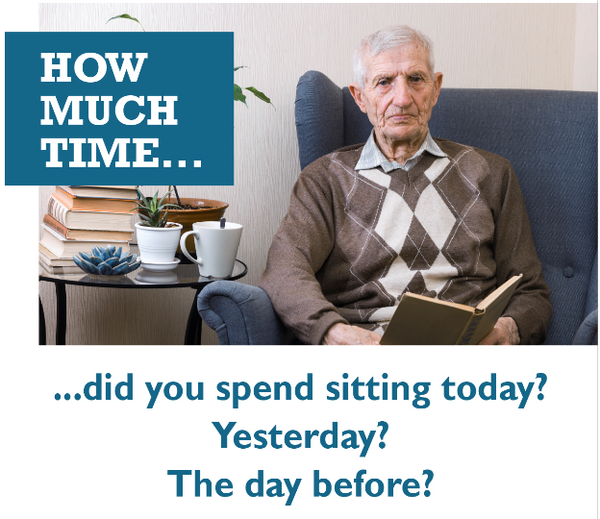 Elderly man sitting