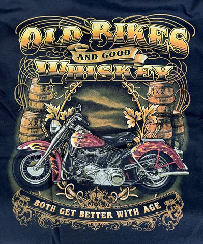 Bikes & Whiskey Tee 2XL