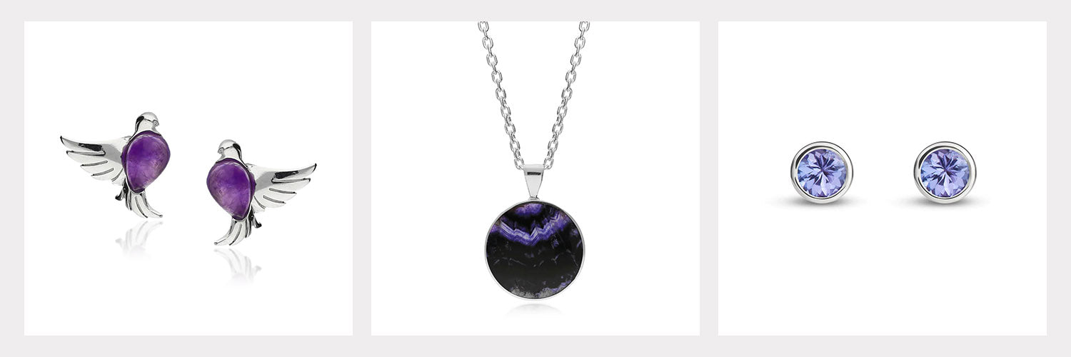 yorkshire jewellery company purple gemstone jewellery