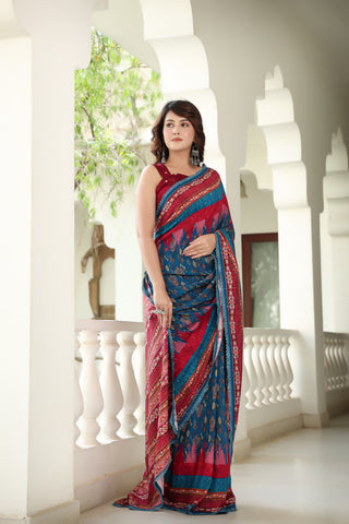 Saree Style For Festival