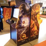 Mortal Kombat 9 machines on display