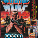 Operation Wolf retro arcade game on the Amstrad CPC 6128