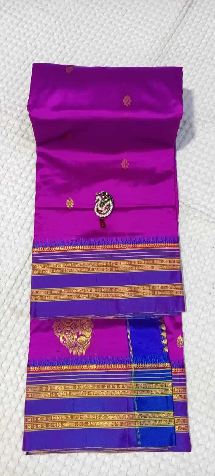 Buy Paramparik Textile Zari Silk Cotton Narayan Peth Saree - Sarees for  Women 23511390 | Myntra