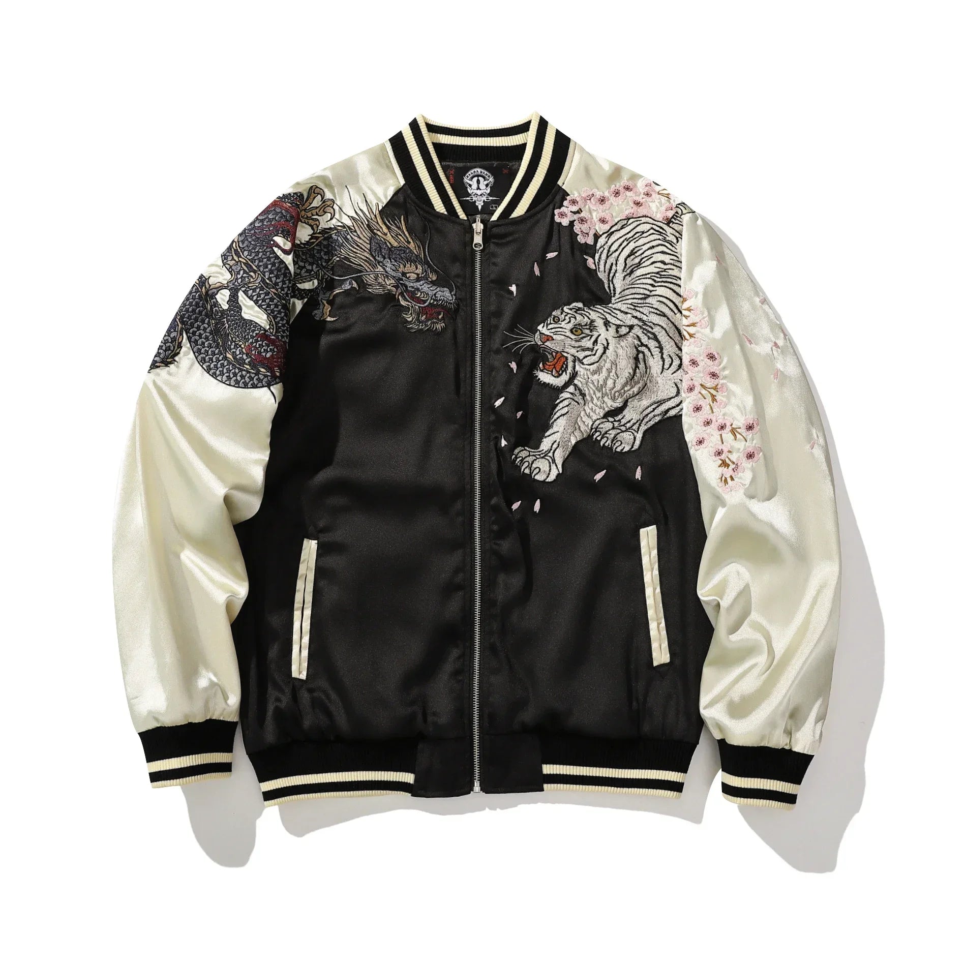 High Quality Chinese Style Dragon and Phoenix Embroidered Jacket