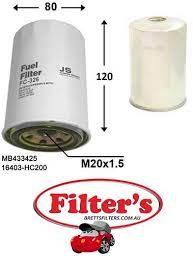 FC25326 FUEL FILTER FC1006 FC-1006 MAZDA TITAN 06.00~ 4600 YM(4HG1) WH63F  06.00~