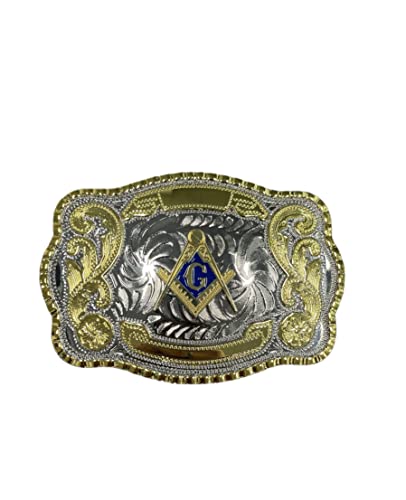 Western Gold Silver Buckle Rodeo Cowboy Cowboy 2'' Horse