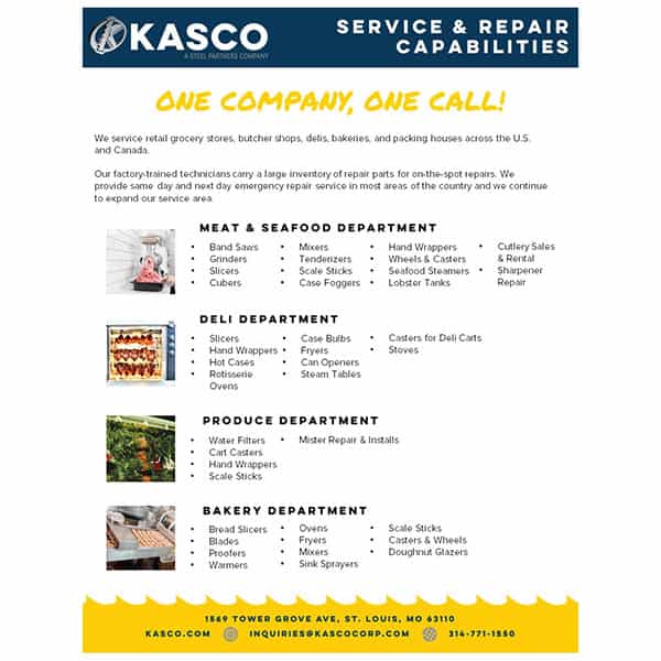 Kasco Service Capabilities