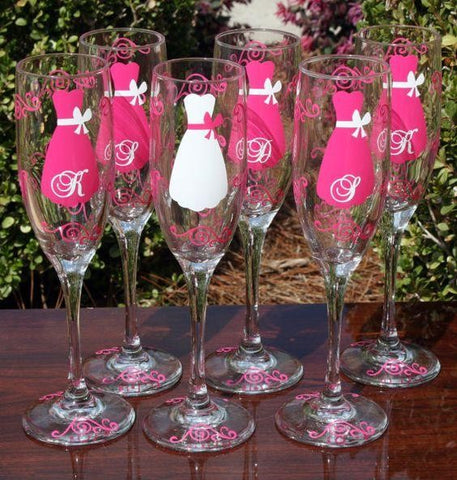 Personalized wine glasses