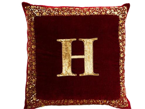 Amore Beaute Monogram Pillow for Personalized Wedding Gifts