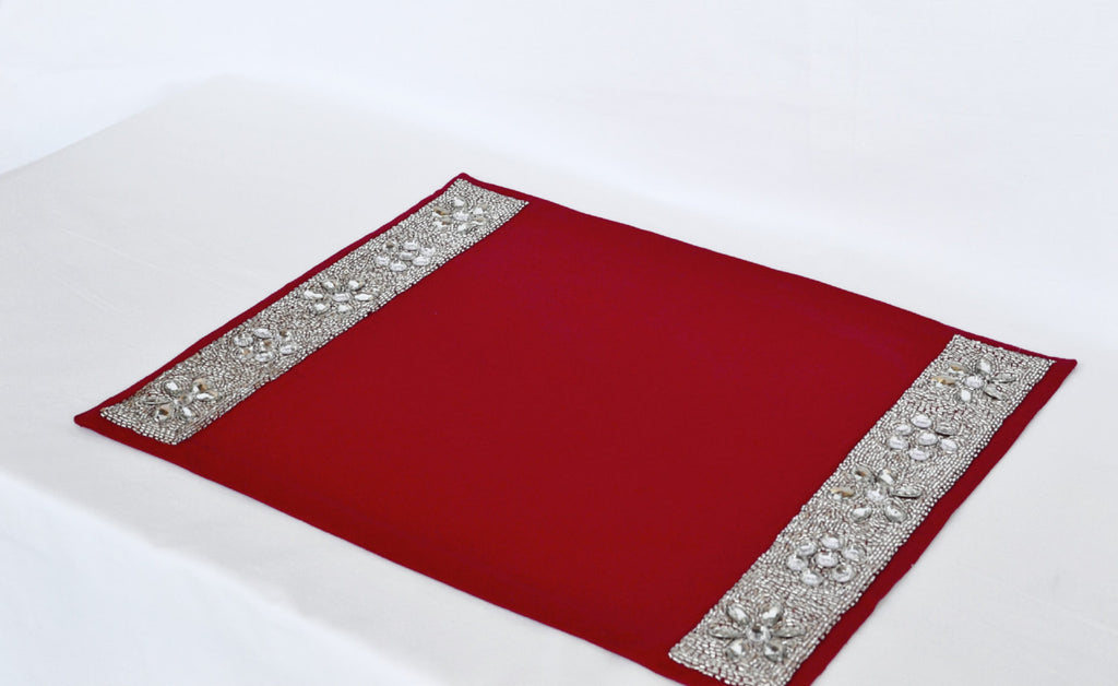 Red Table Mats