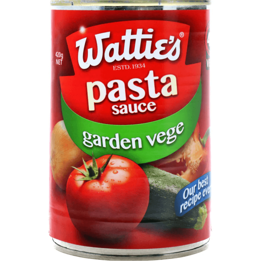 Wattie's Pasta Sauce Garden Vege 420g – Kiwi Corner Dairy