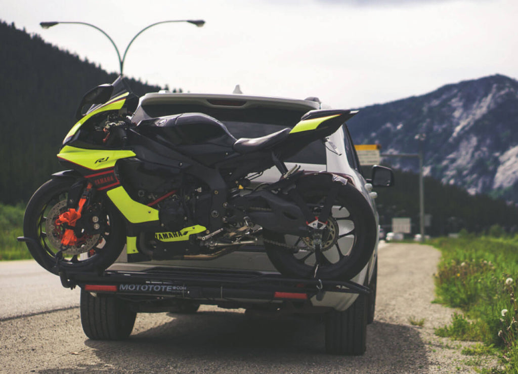 Yamaha R1 On Sport Motorcycle Carrier