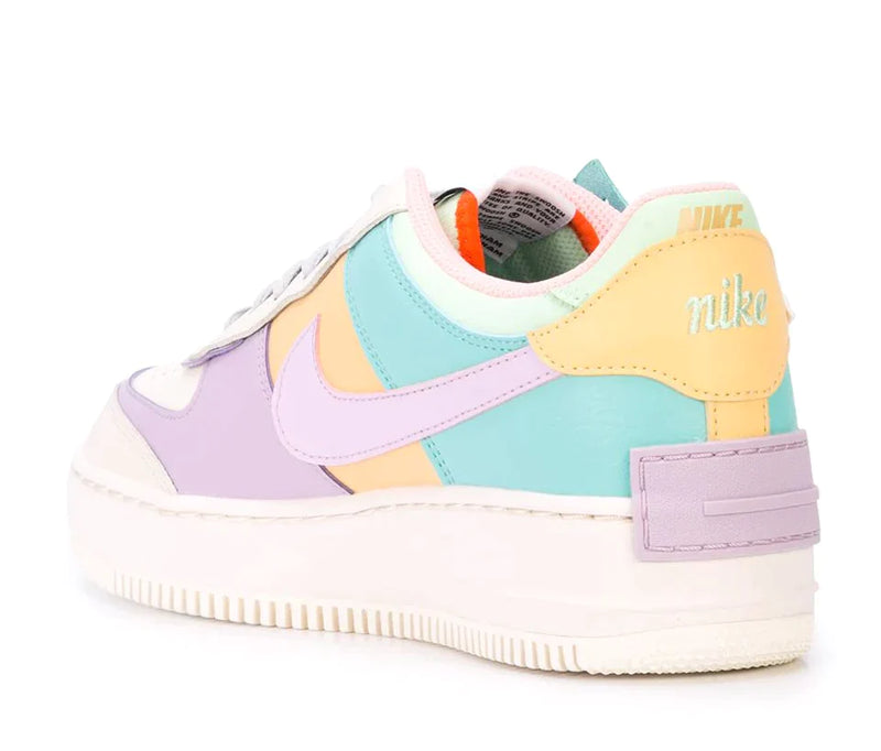 pastel color block air force 1