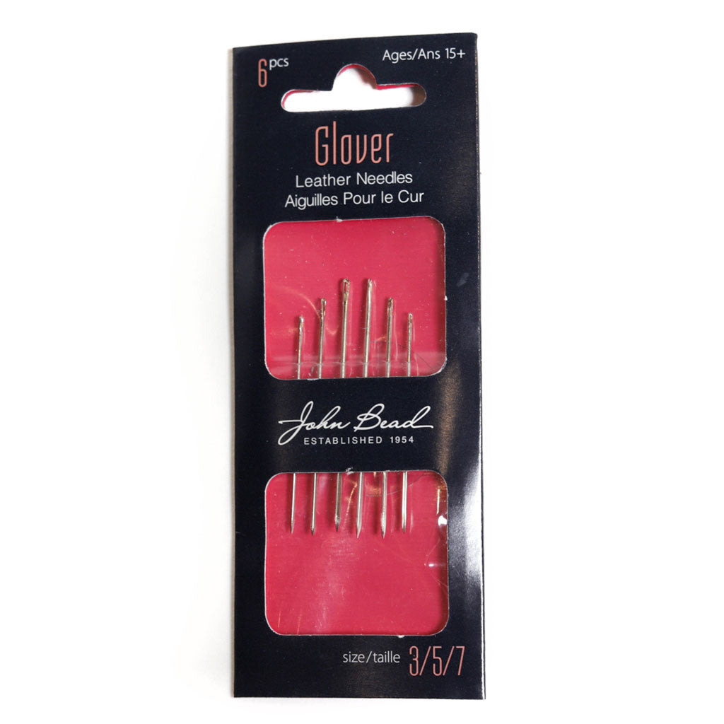 10 Glover's Leather Needles 5/pk – i-Bead Inc.